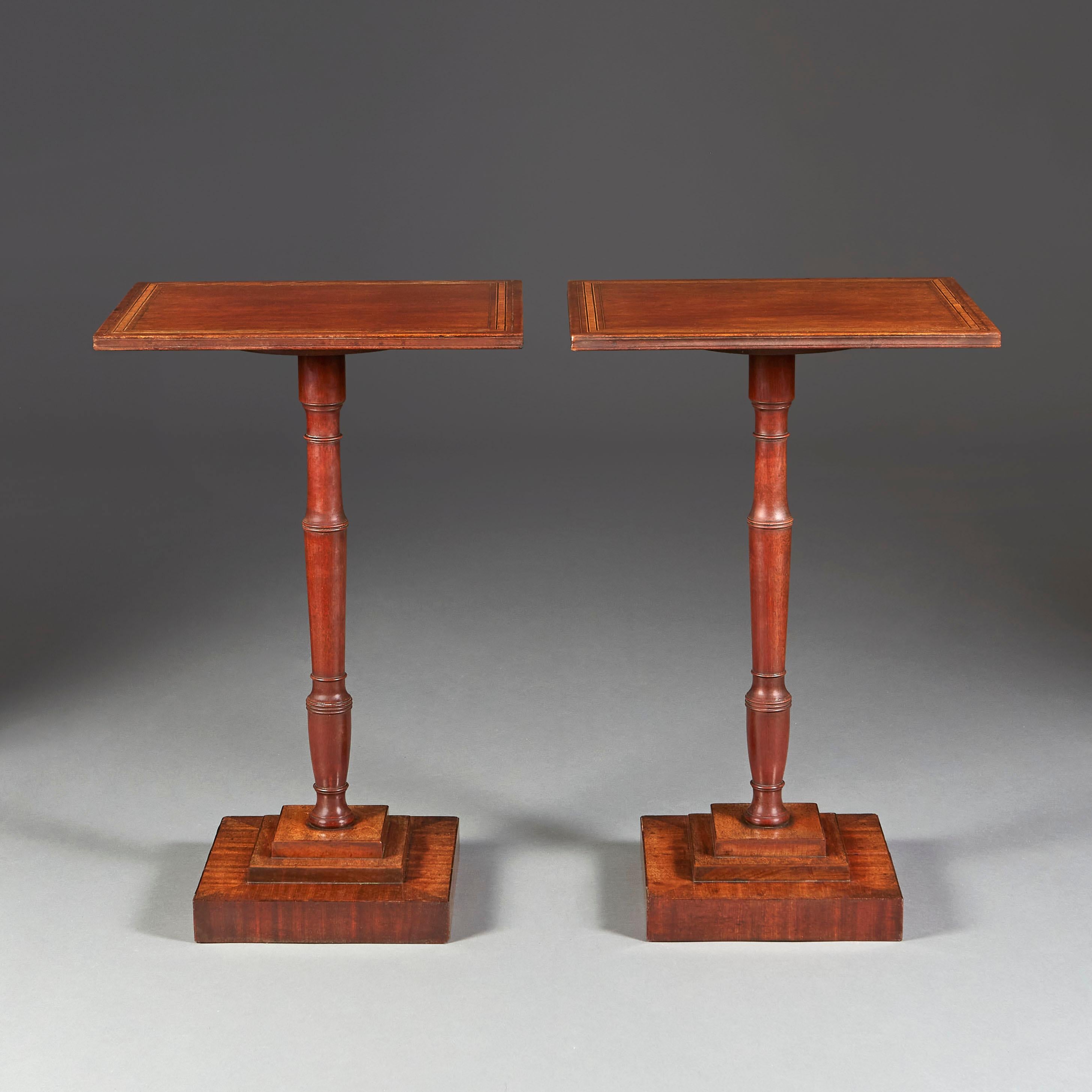 English A Pair of 19th Century Occasional Tables For Sale