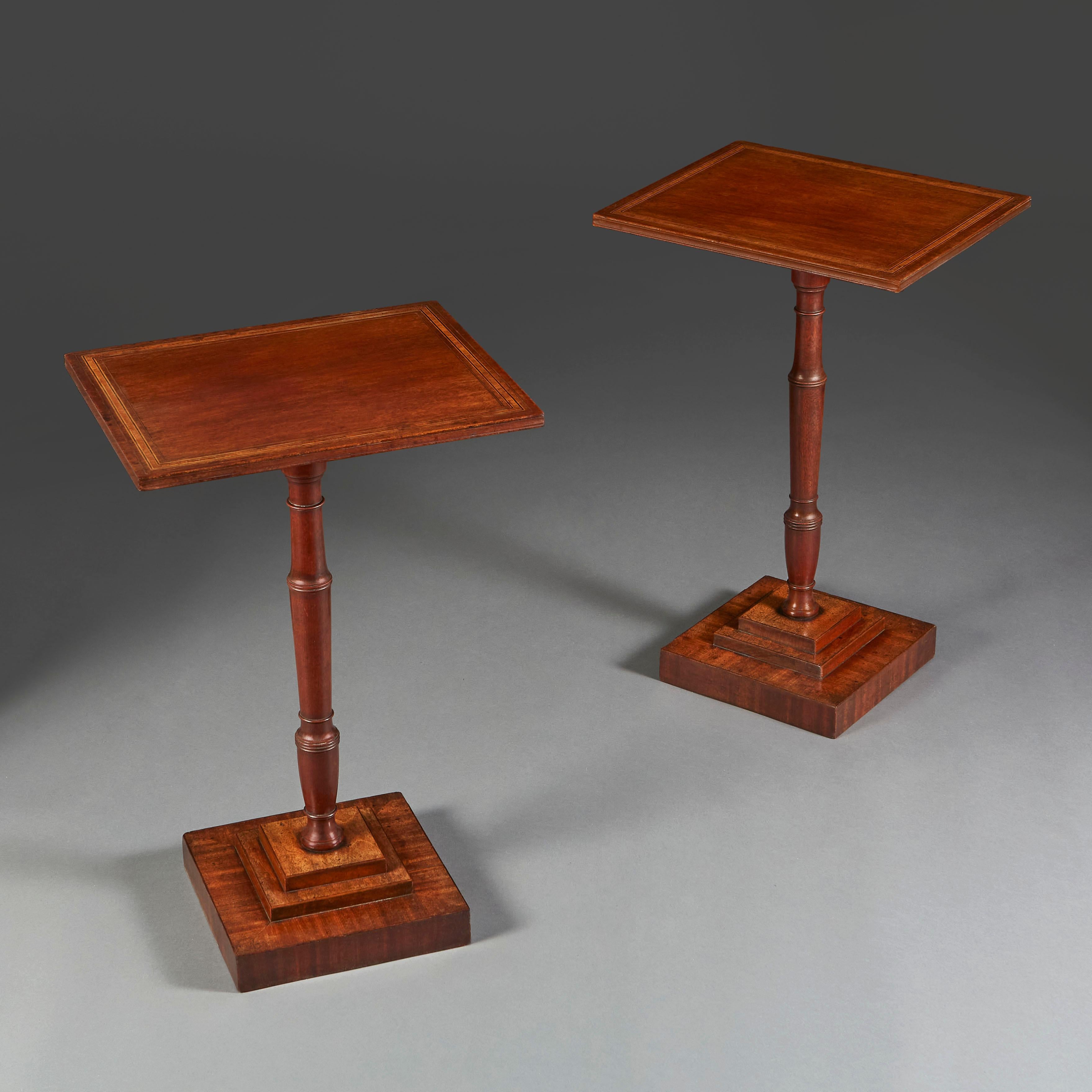 English Pair of 19th Century Occasional Tables For Sale