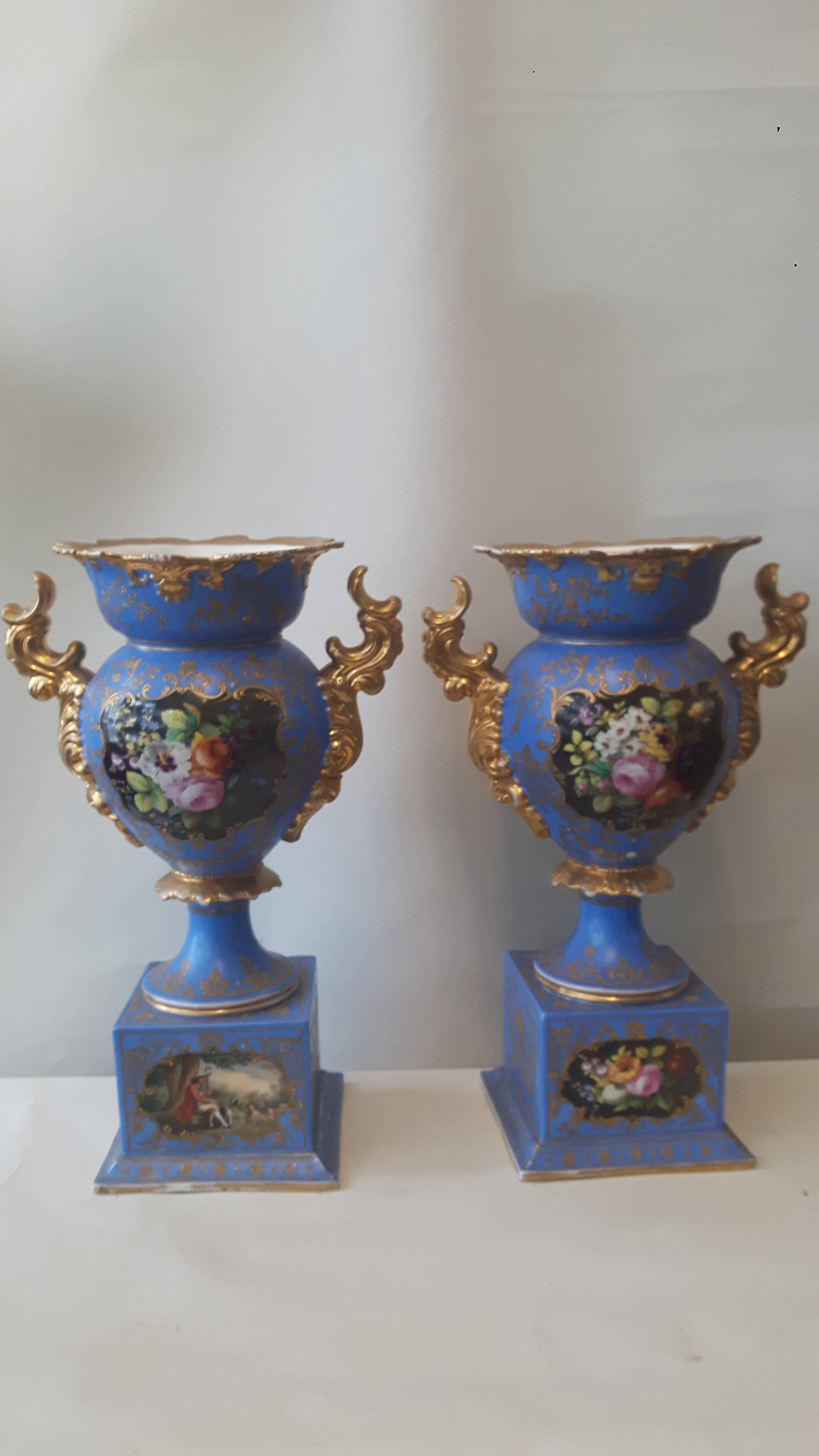 French Pair of 19th Century Paris Mantelpieces For Sale