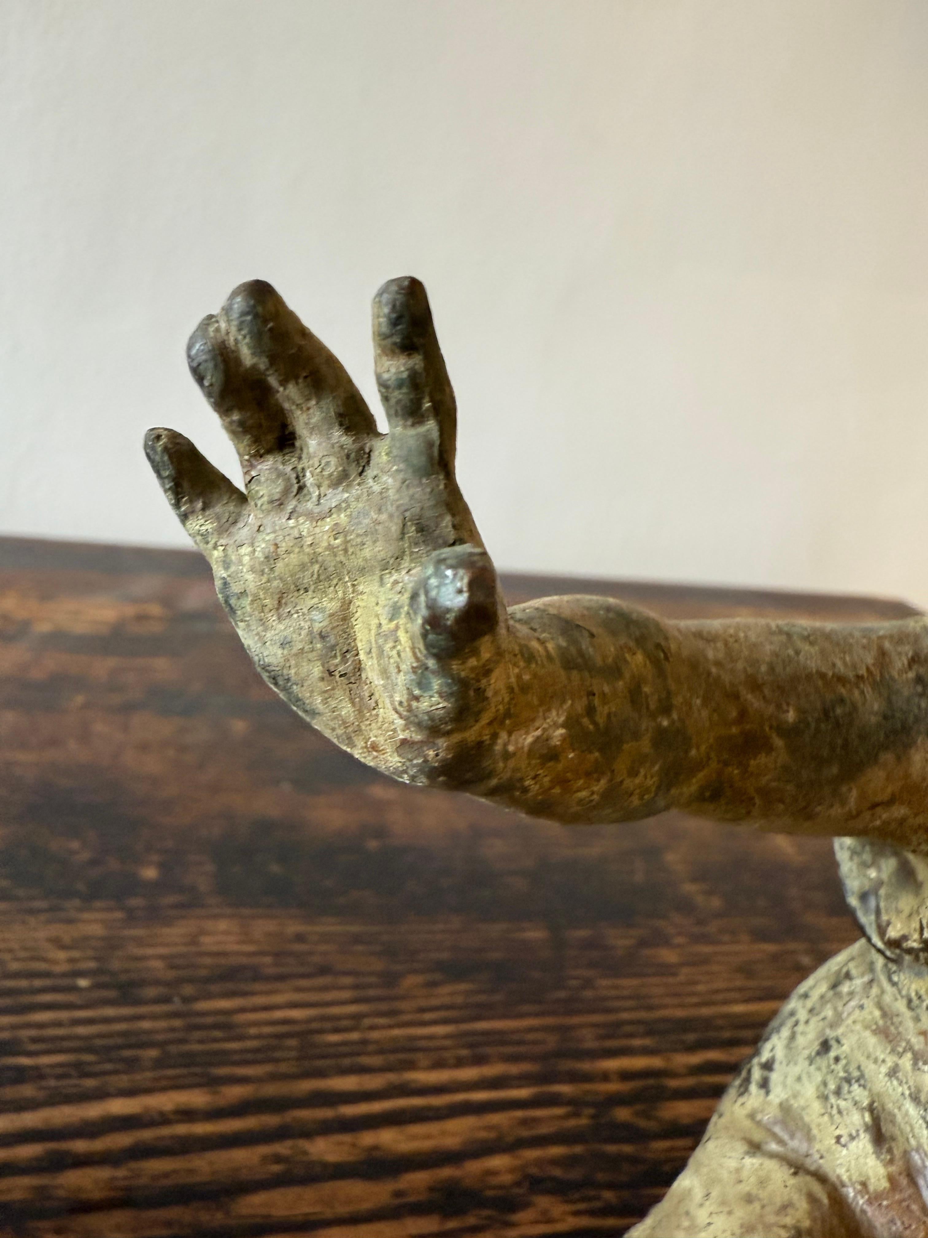 Paire de putti français patinés du 19ème siècle en vente 8