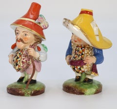 A pair of 19th century porcelain Mansion House dwarfs by Samson of Paris C 1895