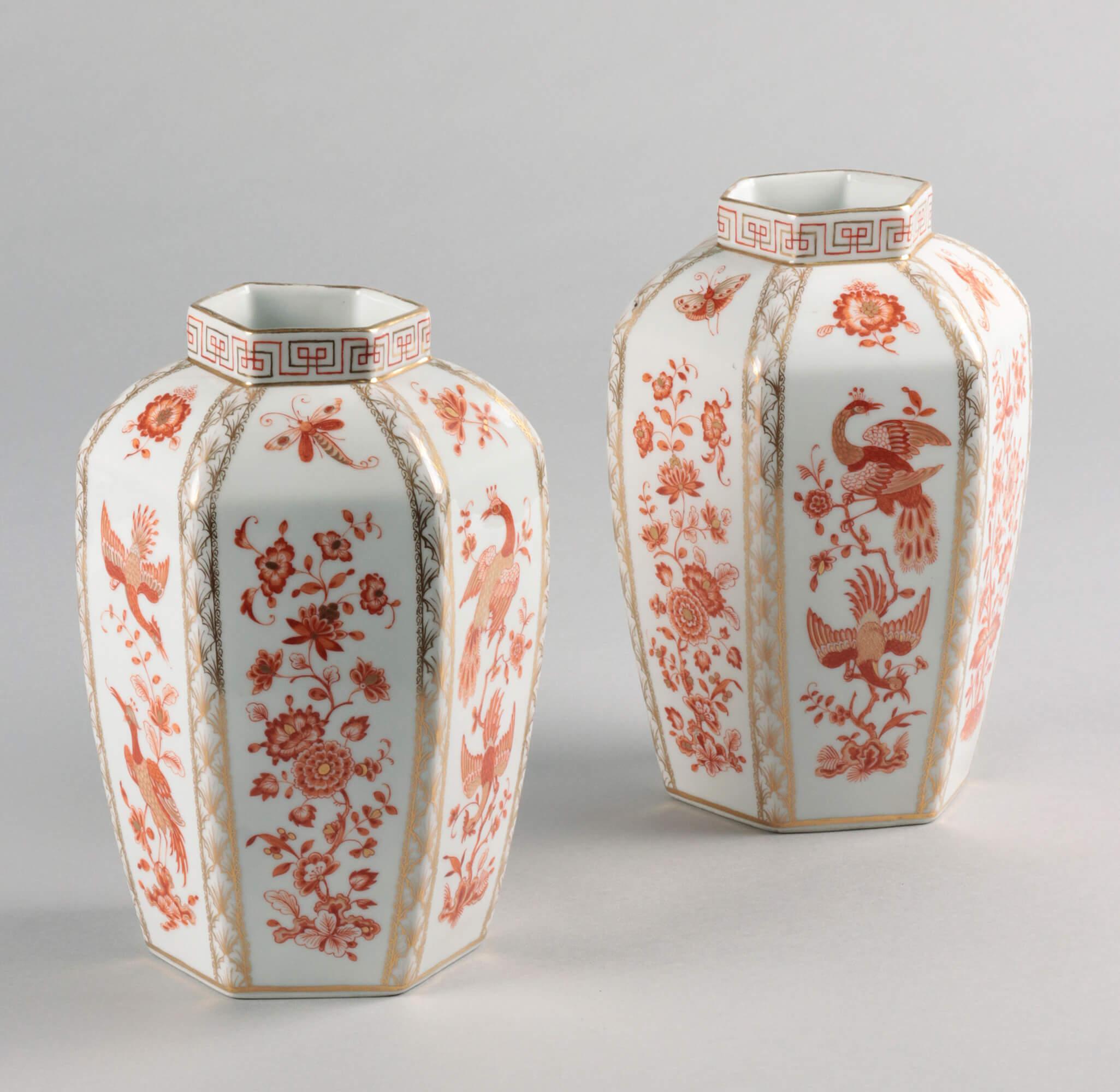 Pair of 19th Century Porcelain Vases by Helena Wolfsohn 4