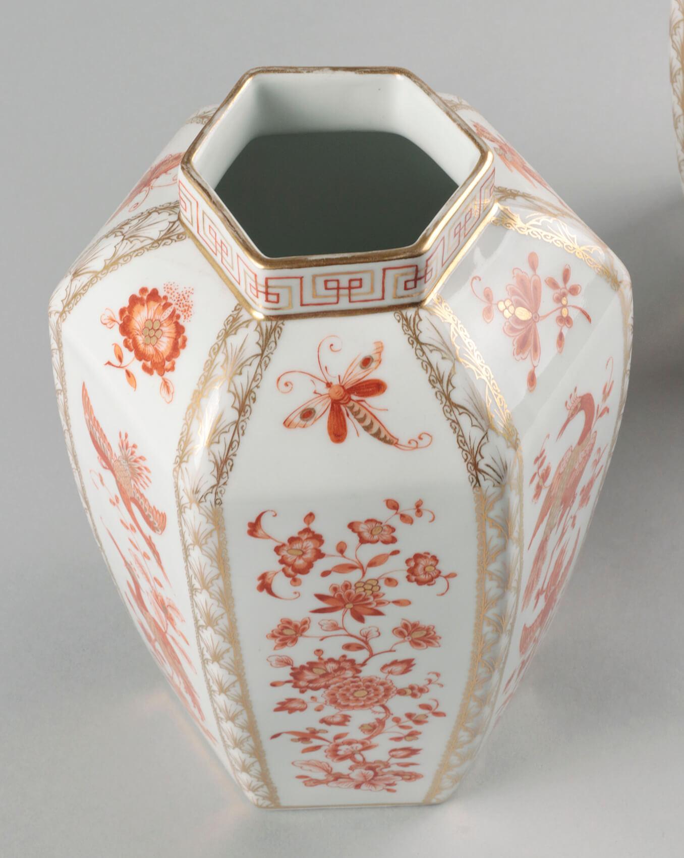 Pair of 19th Century Porcelain Vases by Helena Wolfsohn 5