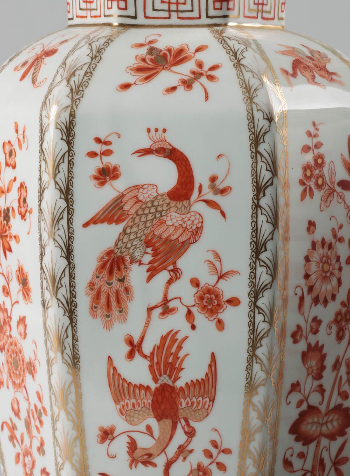 German Pair of 19th Century Porcelain Vases by Helena Wolfsohn