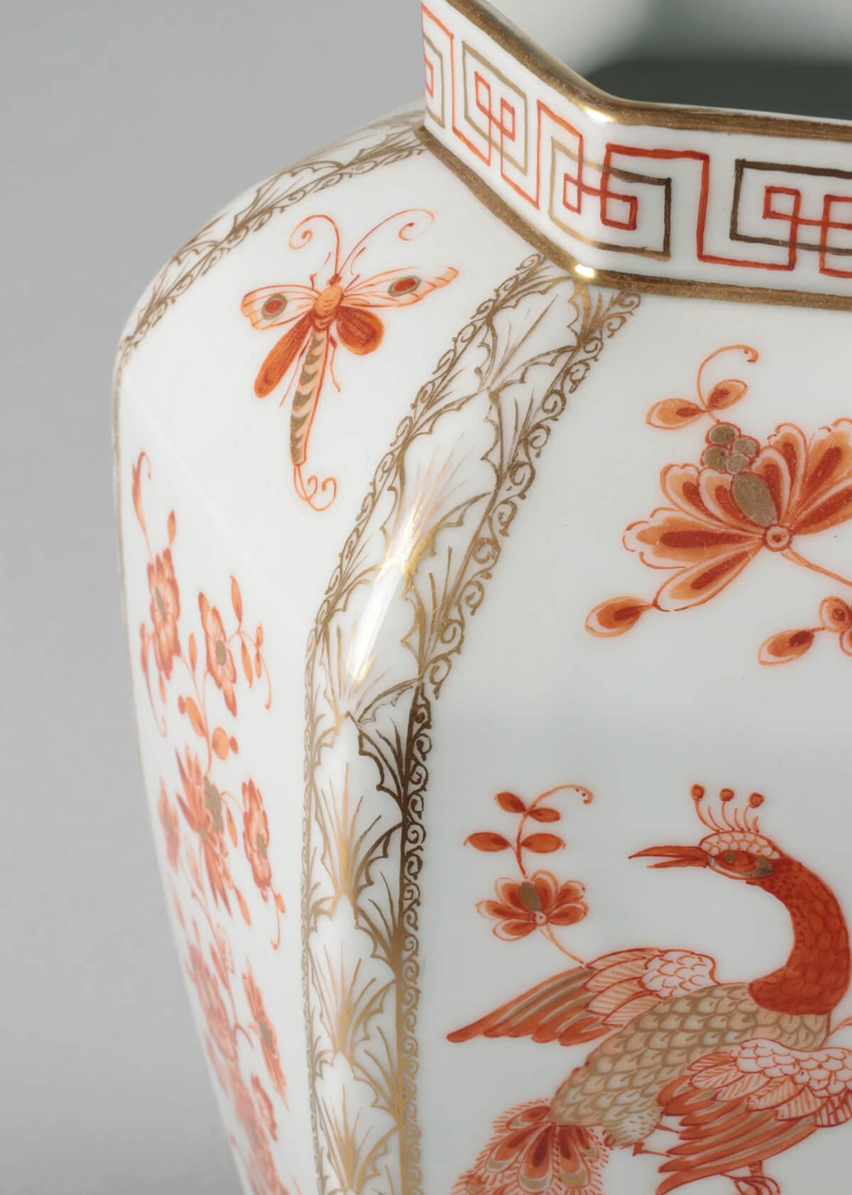 Pair of 19th Century Porcelain Vases by Helena Wolfsohn 1