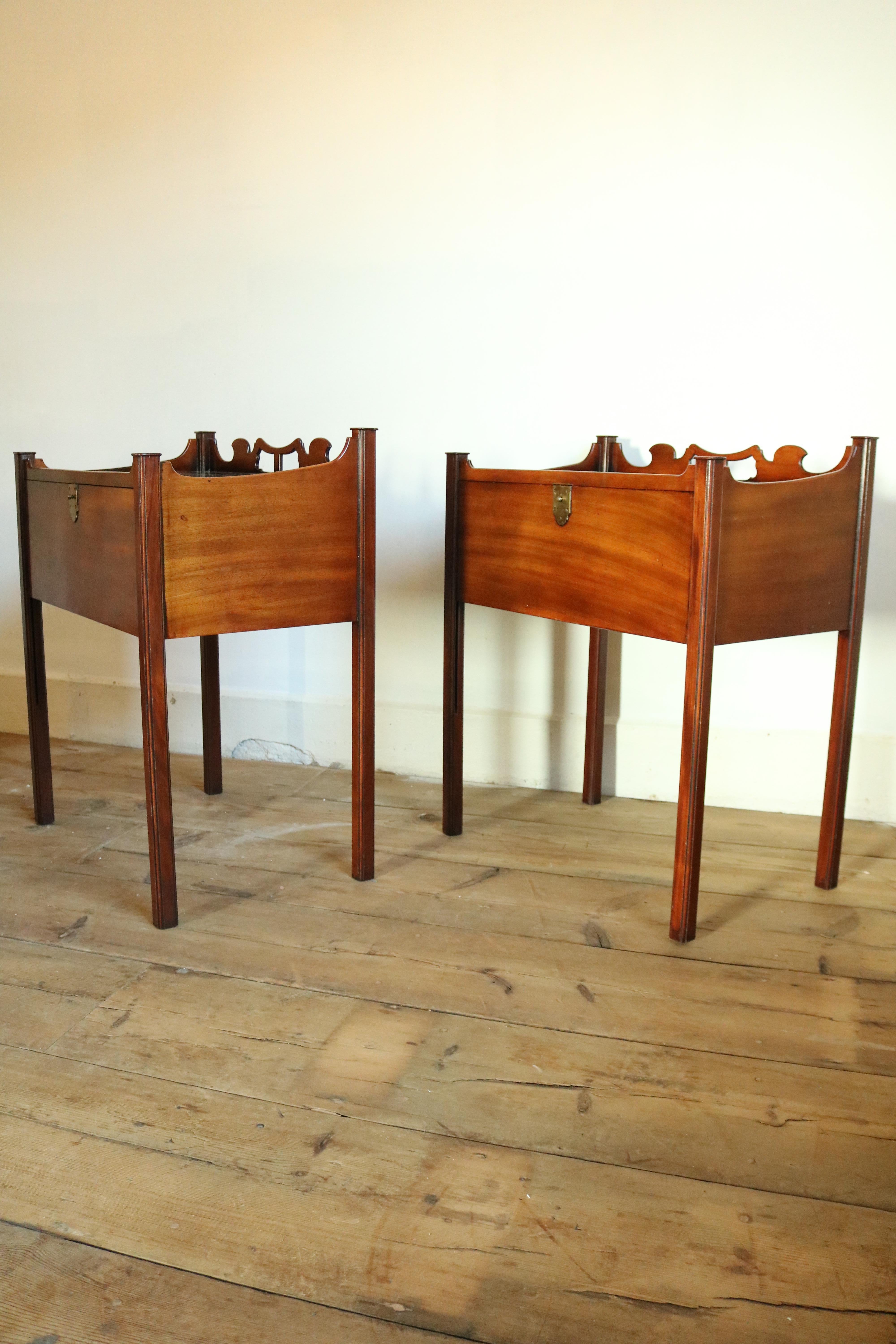 Pair of 19th Century Pot-Cupboards /Bedside Tables 7