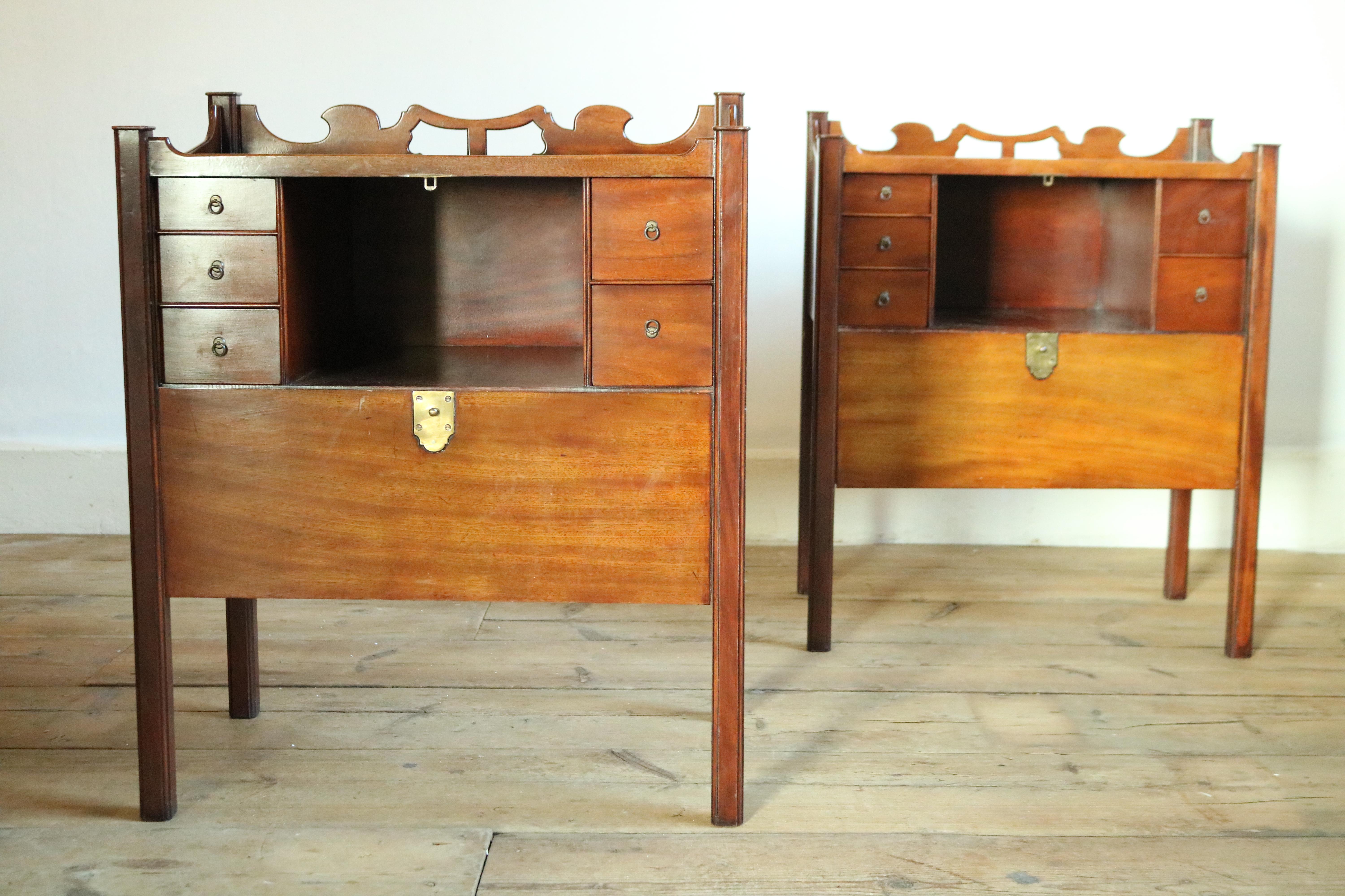 Pair of 19th Century Pot-Cupboards /Bedside Tables 2