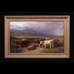 Pair of 19th Century Scottish Highland Paintings by Henry Garland