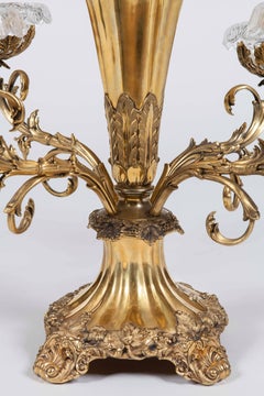 Pair of 19th Century Silver Gilt Plated Epergnes