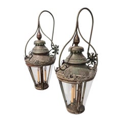A pair of 19th Century Street lanterns