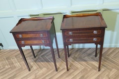 A Pair of 2 Drawer Night Tables, Bedside Cabinets