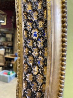 A pair of 6’6” 19th Century Country House Oval Mirrors