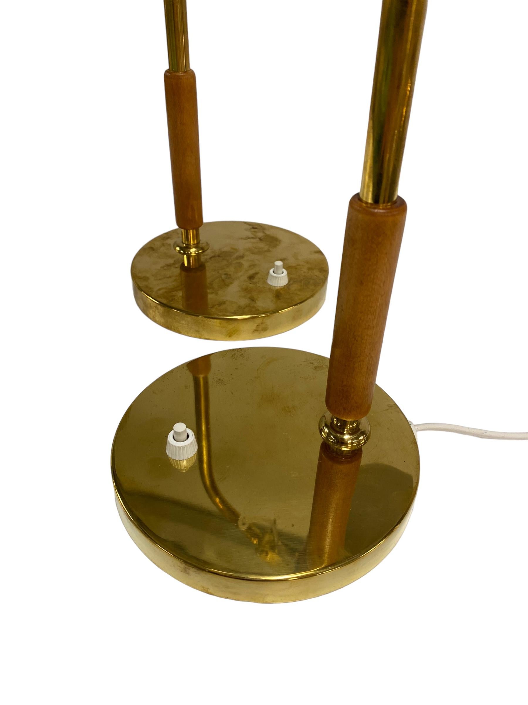 Mid-20th Century A Pair of Paavo Tynell Table lamps, Model no. 5233, 1950s, Taito Oy For Sale