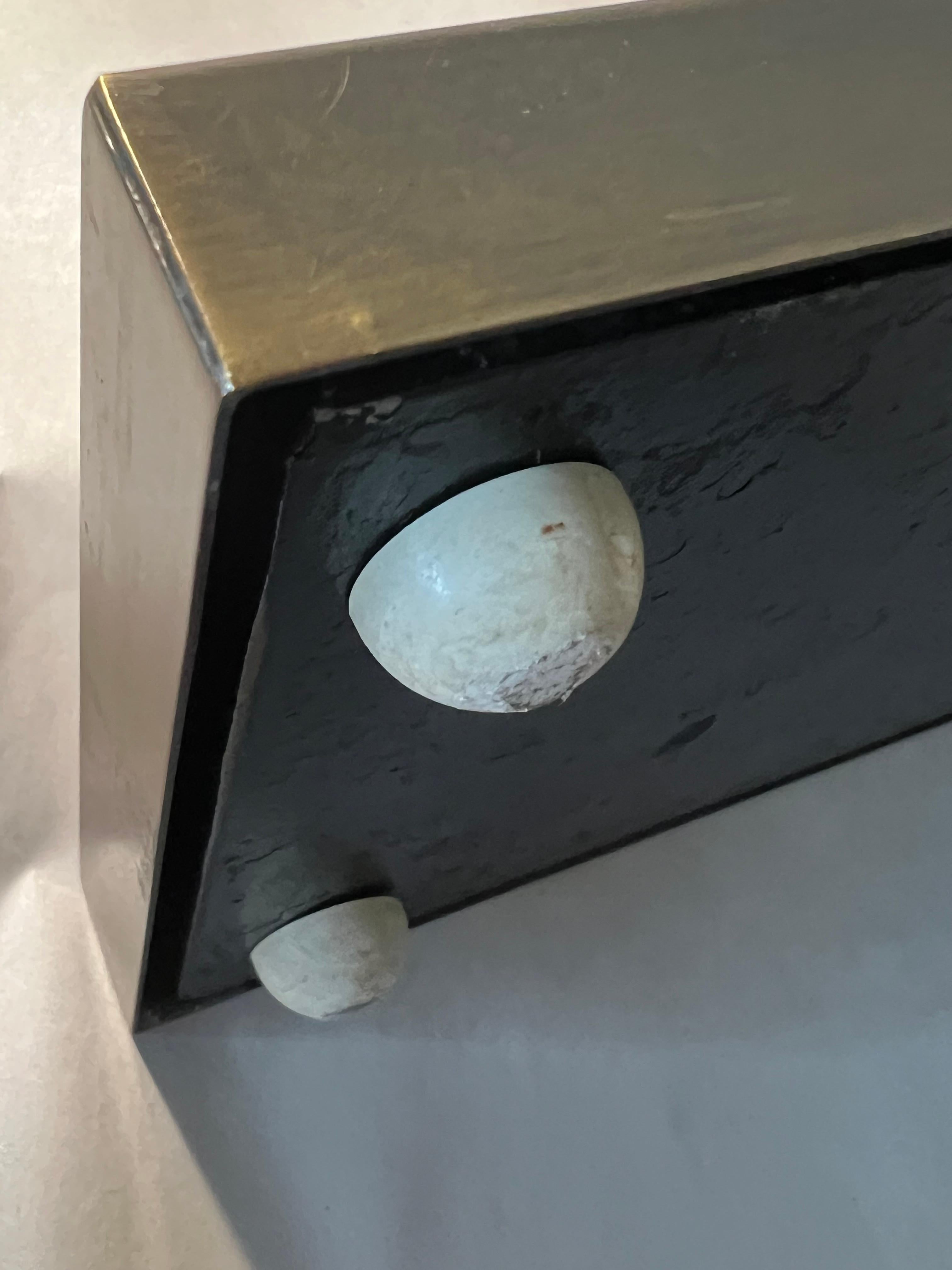 Paire de lampes de table à hauteur réglable en bronze vers 1960 en vente 10