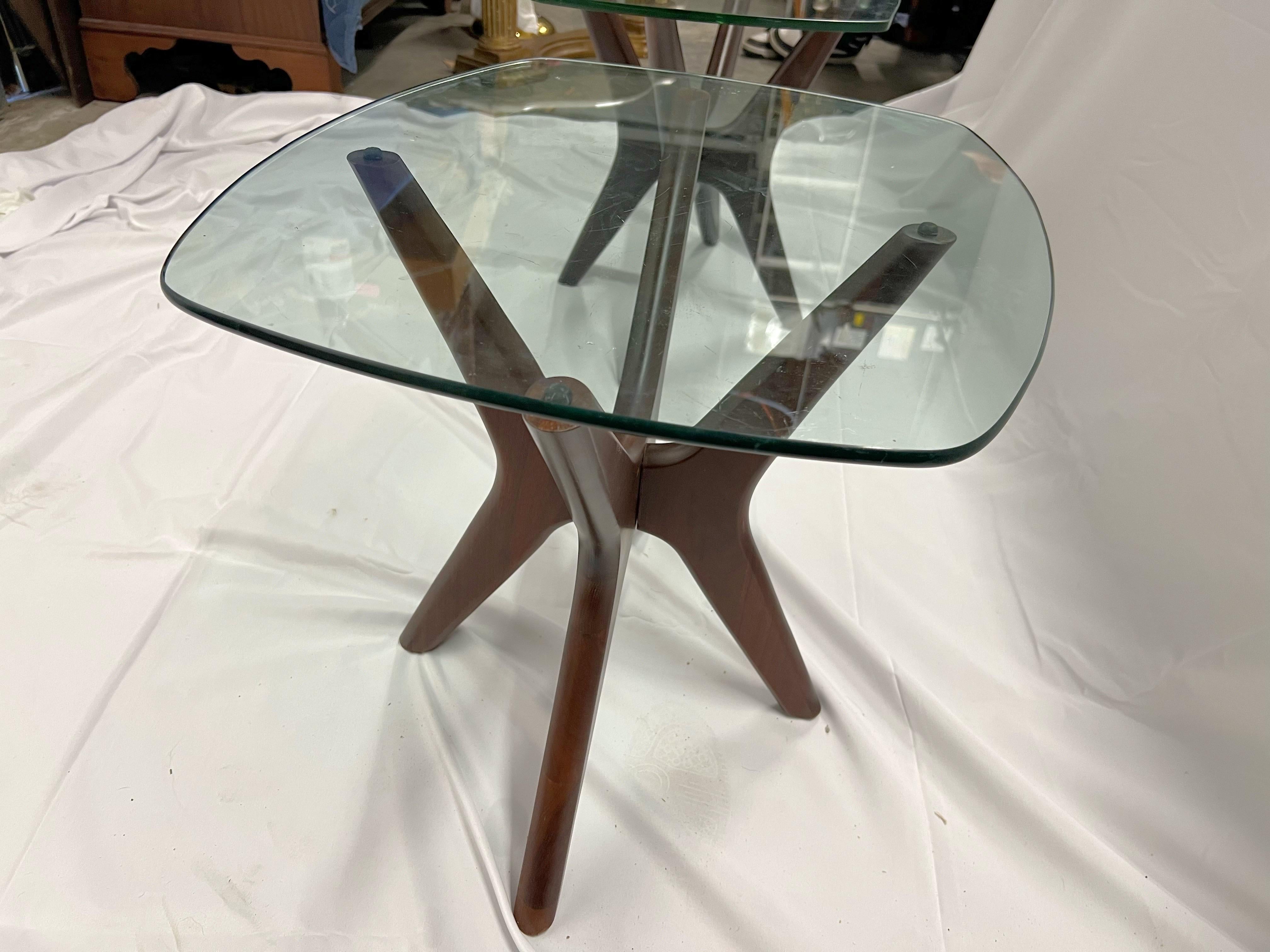 A pair of Adrian Pearsall Mid-Century Modern Style Jax Side Tables For Sale 6