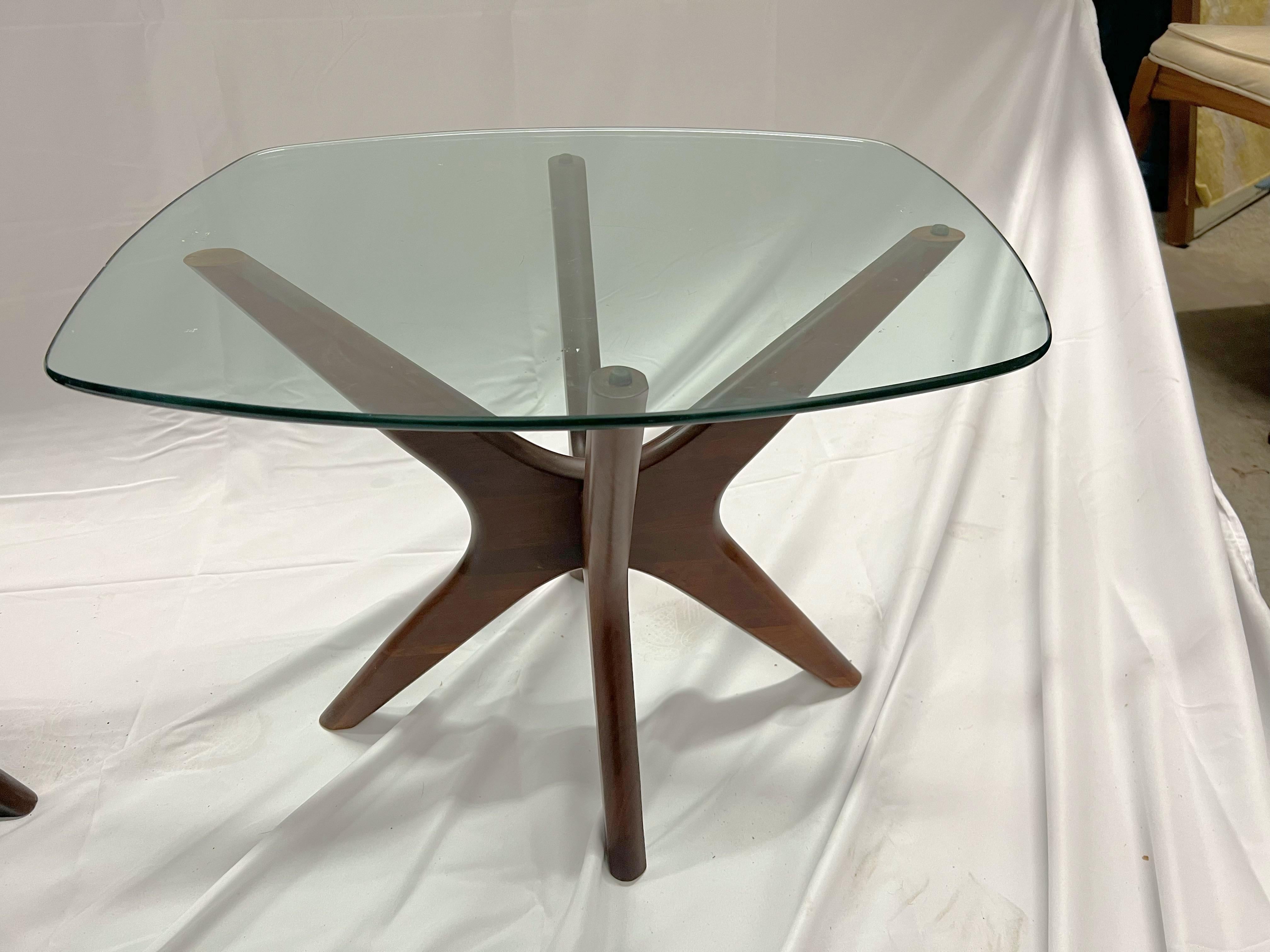 Mid-Century Modern Paire de tables d'appoint Adrian Pearsall de style moderne du milieu du siècle dernier en jax en vente