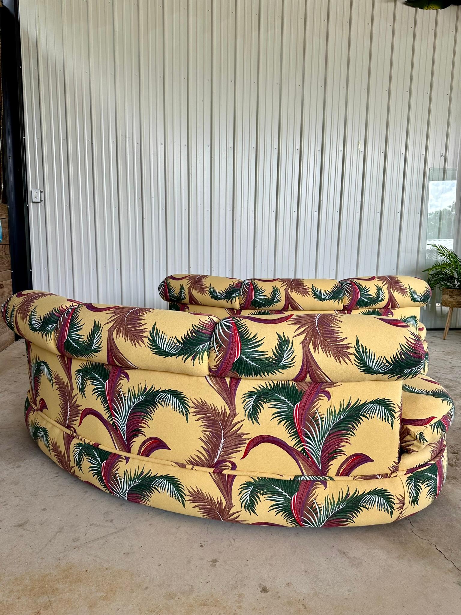 Exquisite Mid-Century Modern Pair of Adrian Pearsall Kidney Shaped Sofa 2
