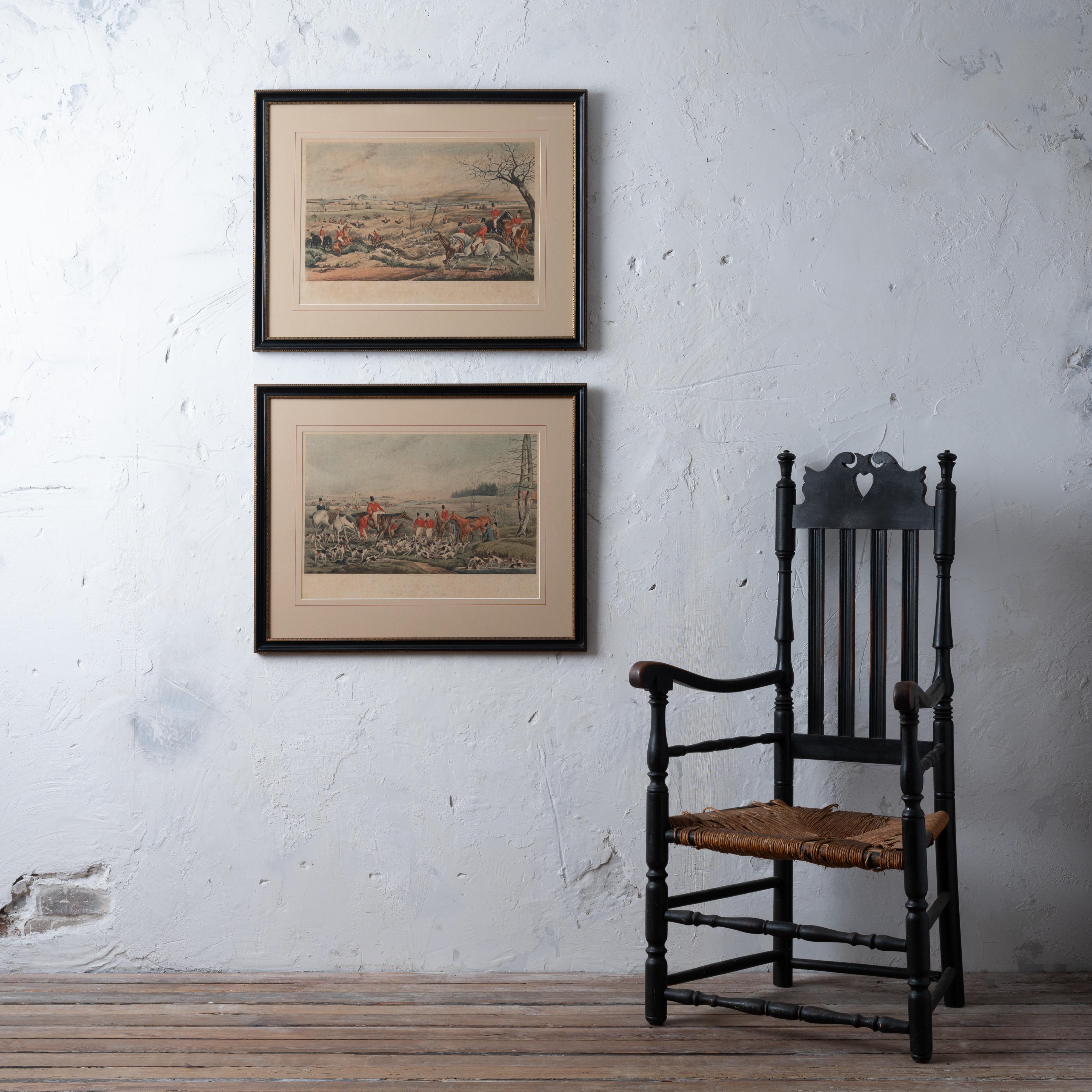 Victorian A Pair of Alken Hunt Scenes, 19th Century For Sale