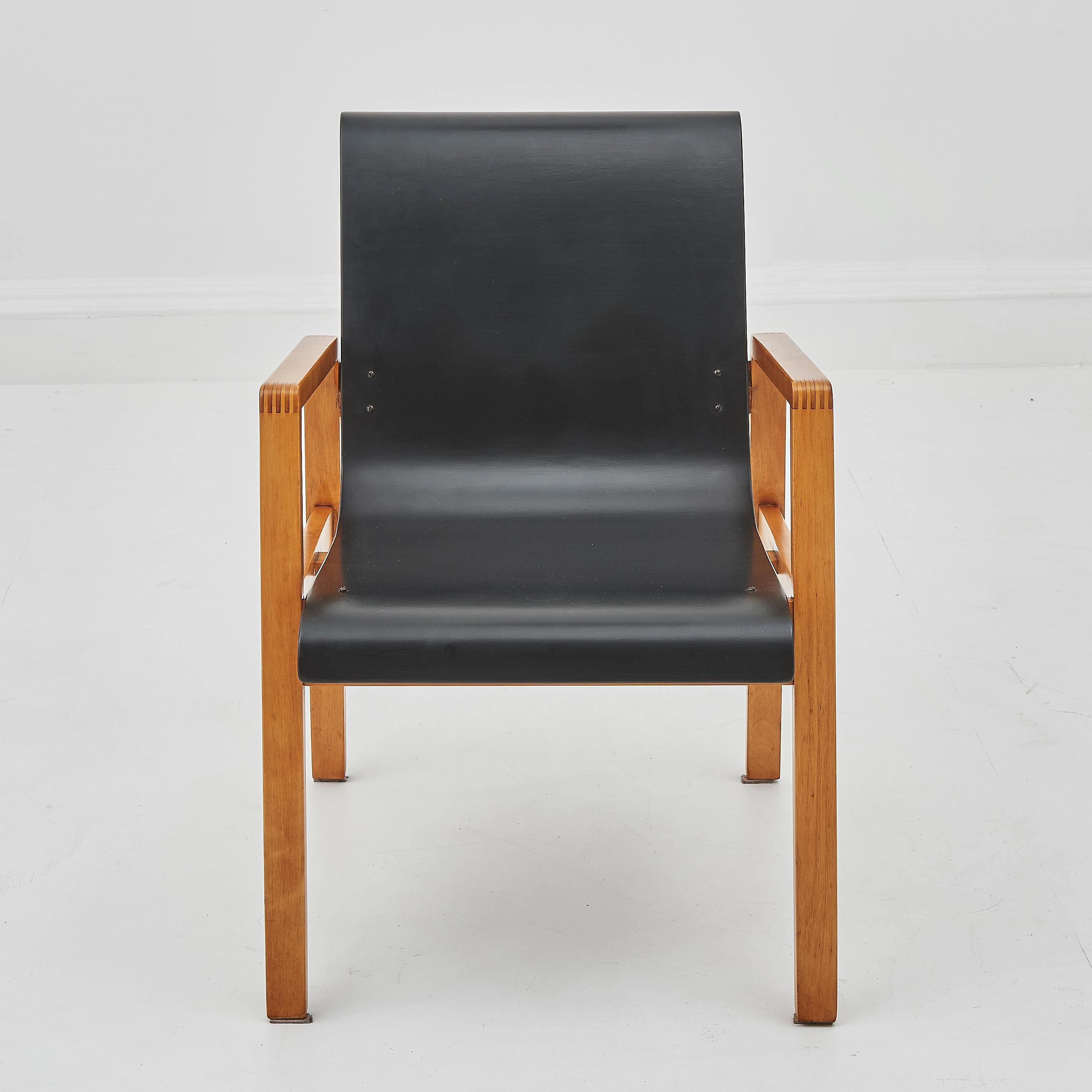 Paire de chaises de couloir Alvar Aalto, modèle 403 par Finmar en vente 2