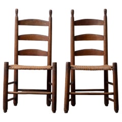 Chaises en bois