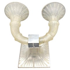 Pair of Amsterdam Glass Sconces by R.Lalique