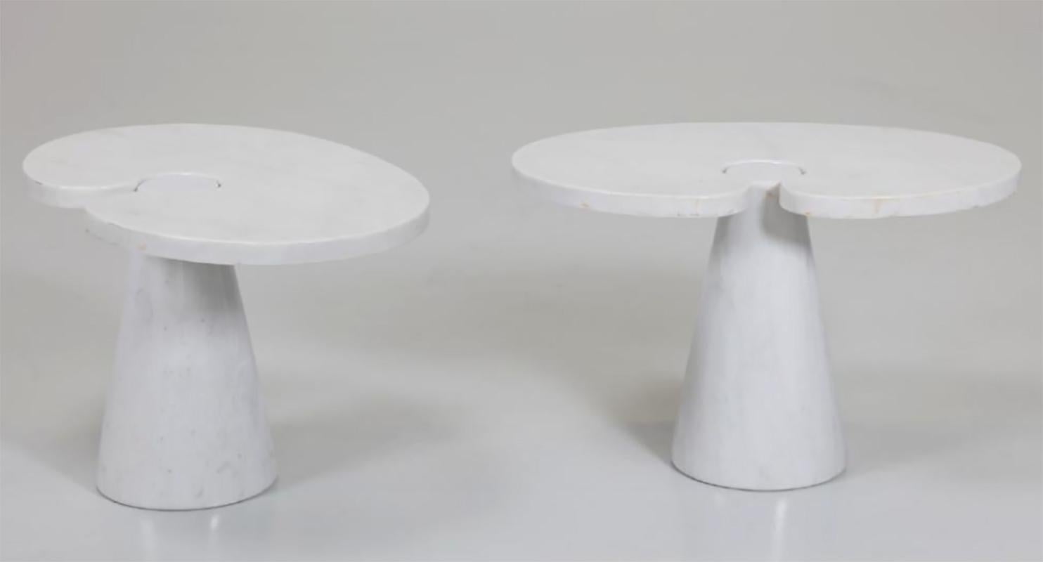 Pair of Angelo Mangiarotti Carrara Side Tables for Skipper Sold Individually 4