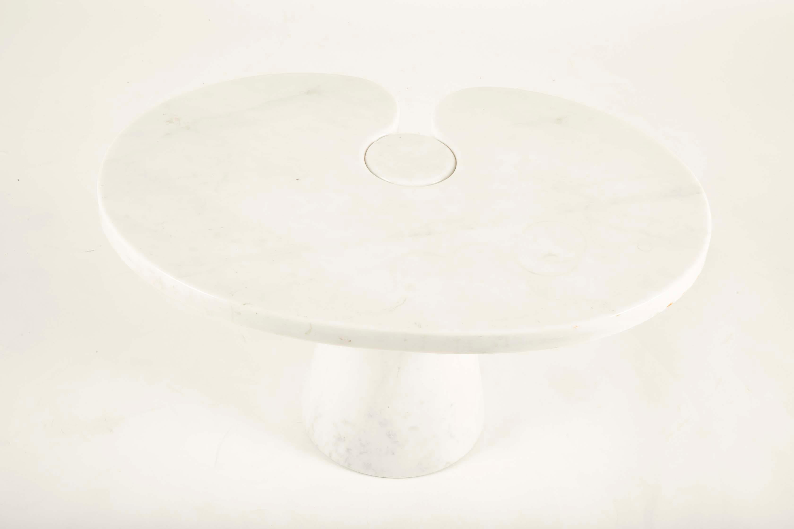 Late 20th Century Pair of Angelo Mangiarotti Carrara Side Tables for Skipper Sold Individually