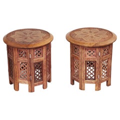 Pair of Anglo-Indian Drinks Tables