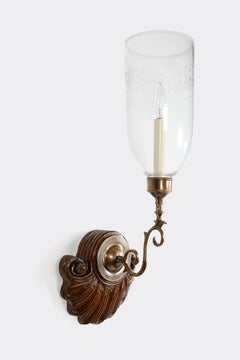 Pair of Anglo-Indian Sconces, Hand Carved Rosewood, Circa Early 20th Century