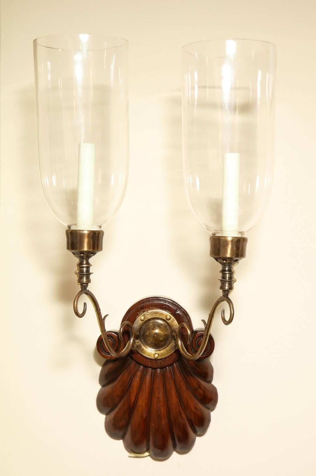 Pair of Anglo-Indian Two-Light Sconces 1
