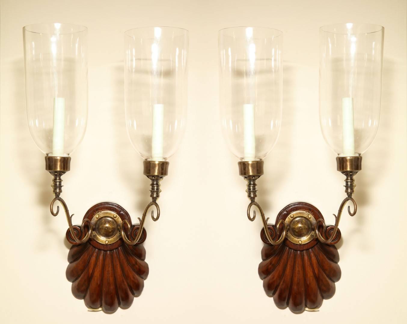Pair of Anglo-Indian Two-Light Sconces 2
