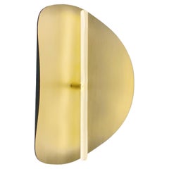 Pair of Anthracite&Brushed Brass Takosu Mezzo Wall-Light by Victoria Magniant