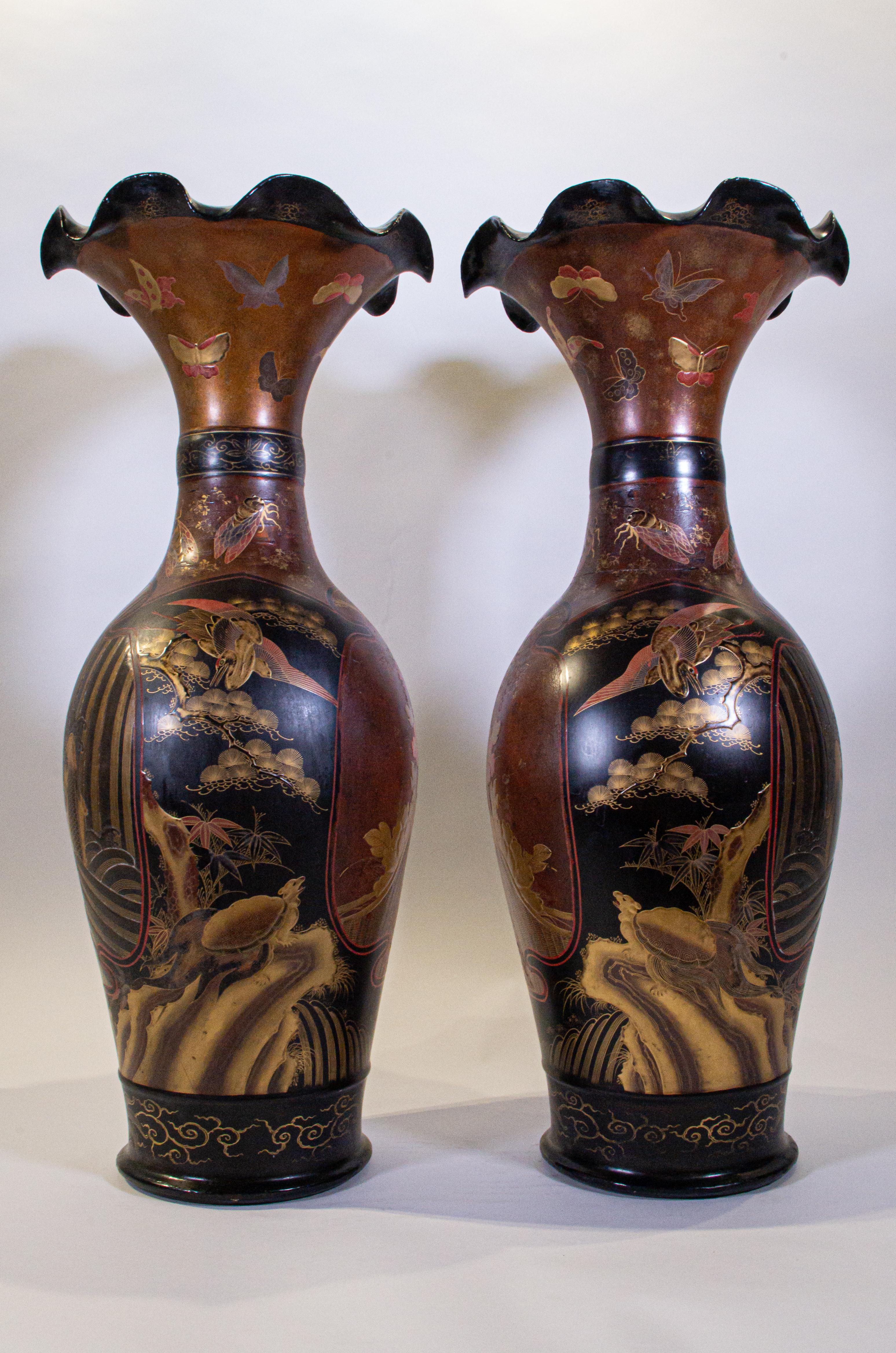 japanese lacquer vase