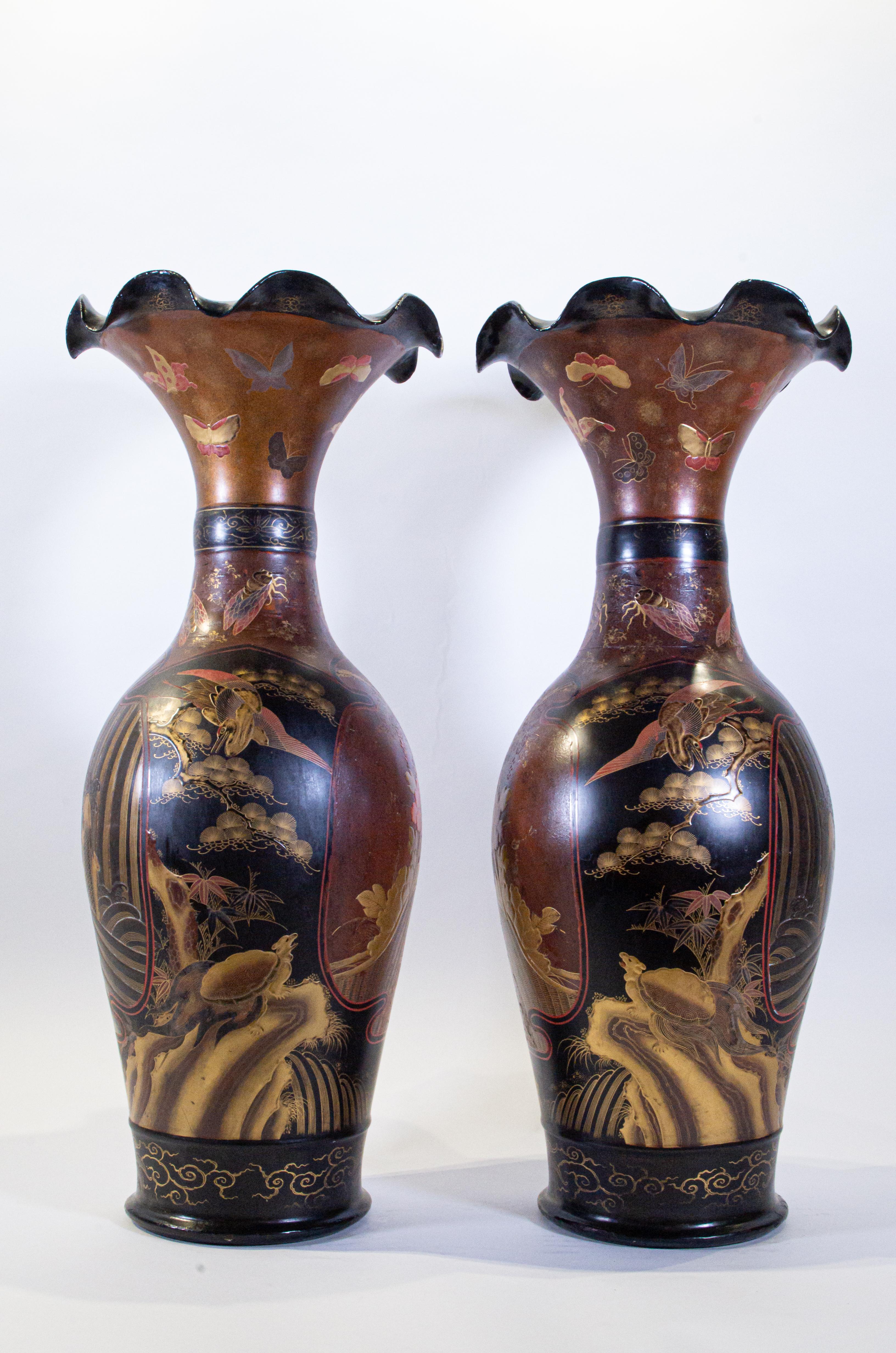 vintage japanese porcelain vases