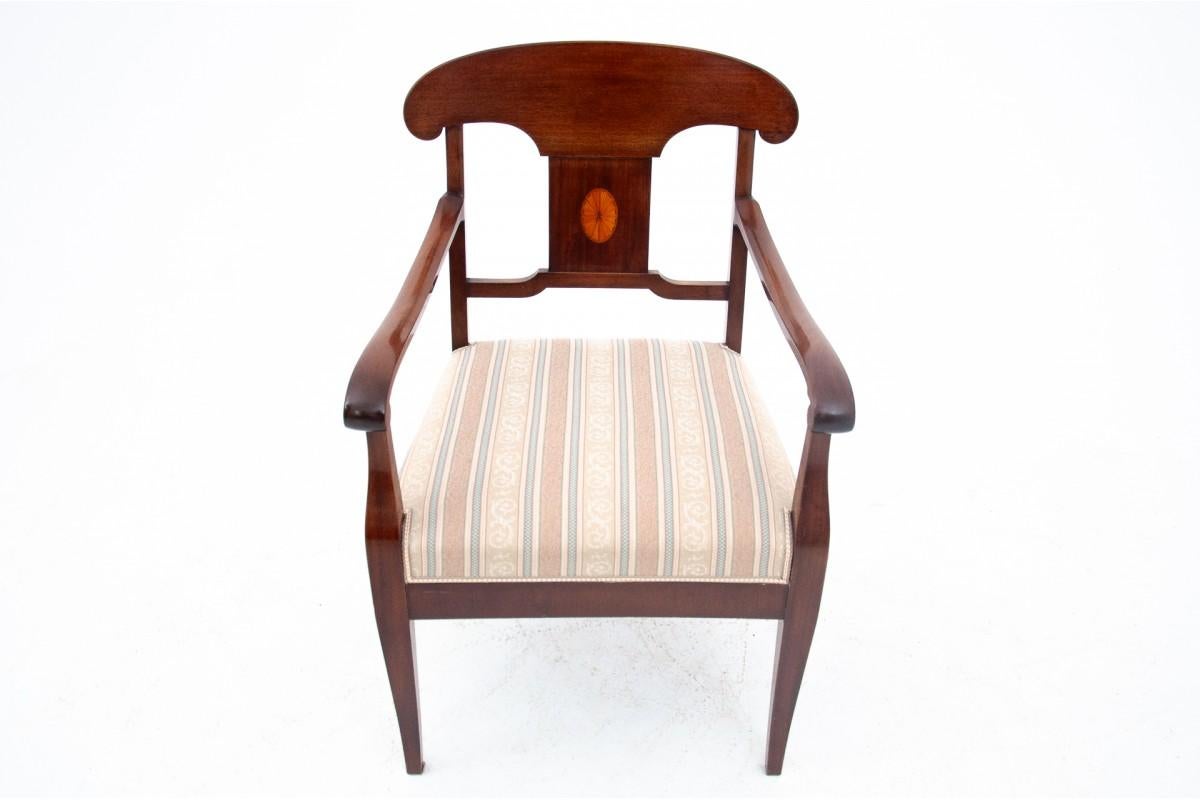 Biedermeier Paire de fauteuils anciens datant d'environ 1860, Europe du Nord. en vente