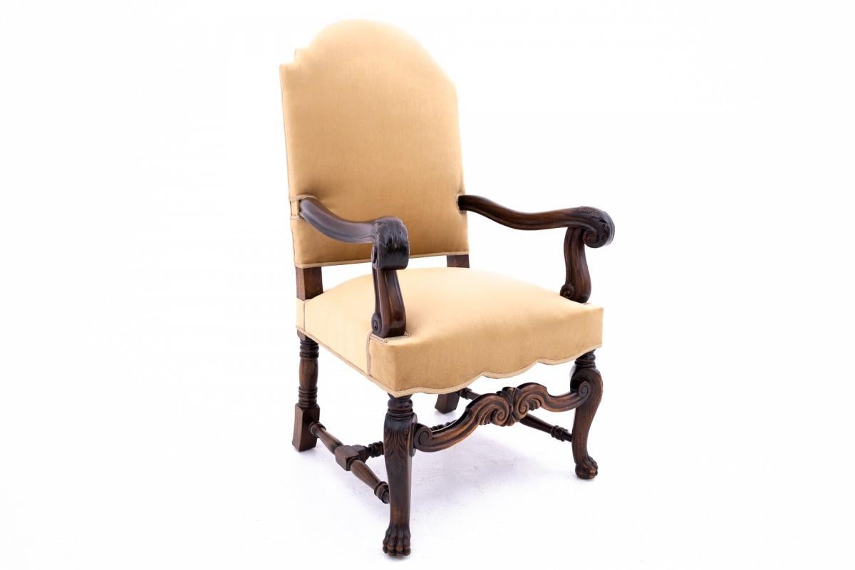 Paire de fauteuils anciens, Europe occidentale, vers 1900. Bon état - En vente à Chorzów, PL