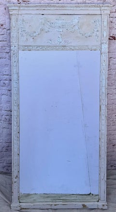 A Pair Of Antique French Neoclassic Chateau Trumeau Mirrors