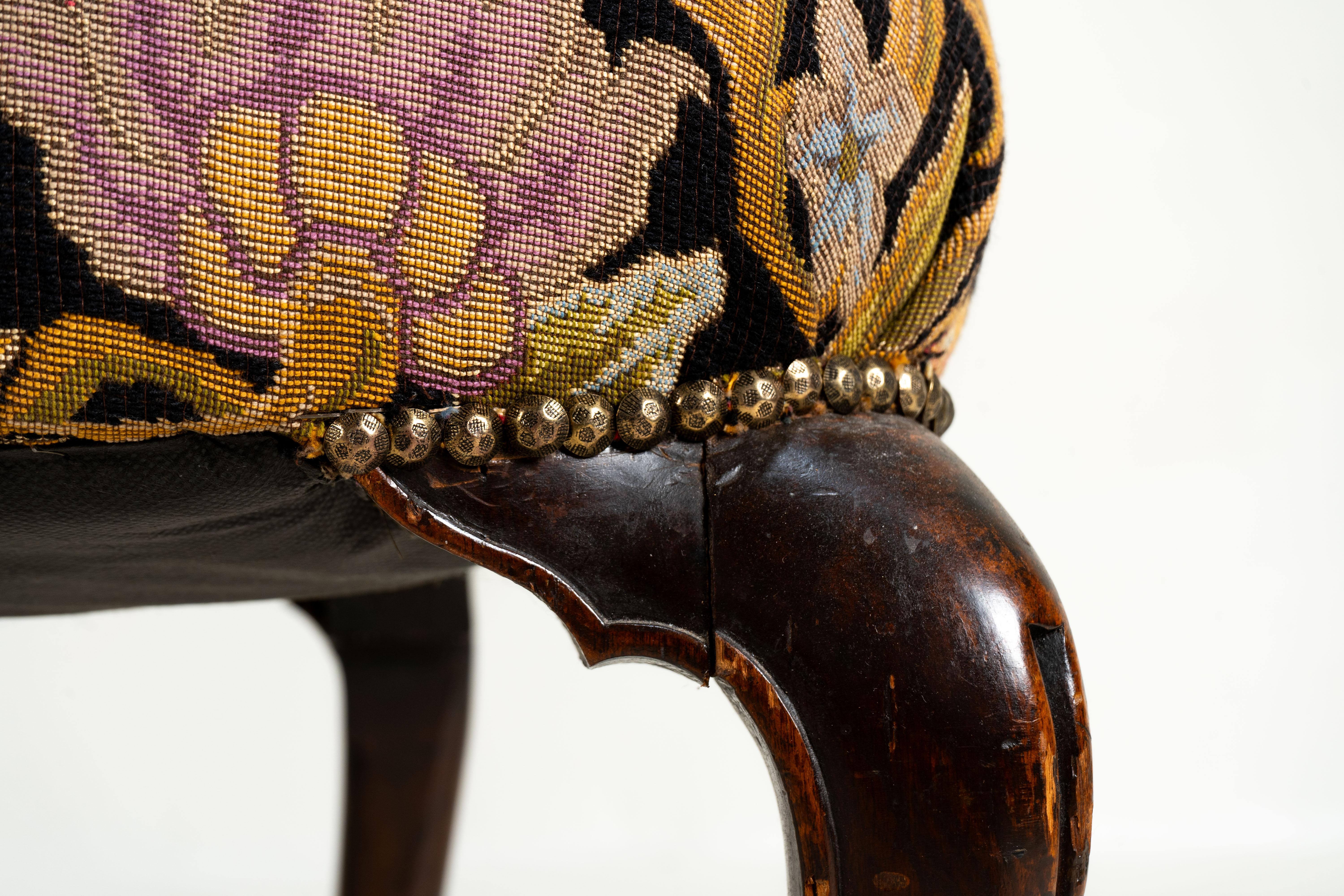 A Pair of Antique George I Style Armchairs 6
