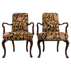 A Pair of Antique George I Style Armchairs