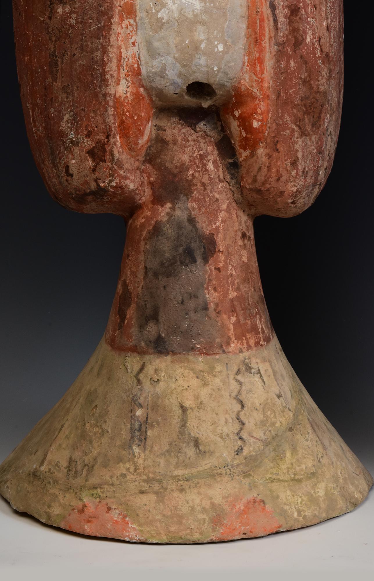 Paire de poteries chinoises antiques de la dynastie Han avec Oxford TL Test Bon état - En vente à Sampantawong, TH