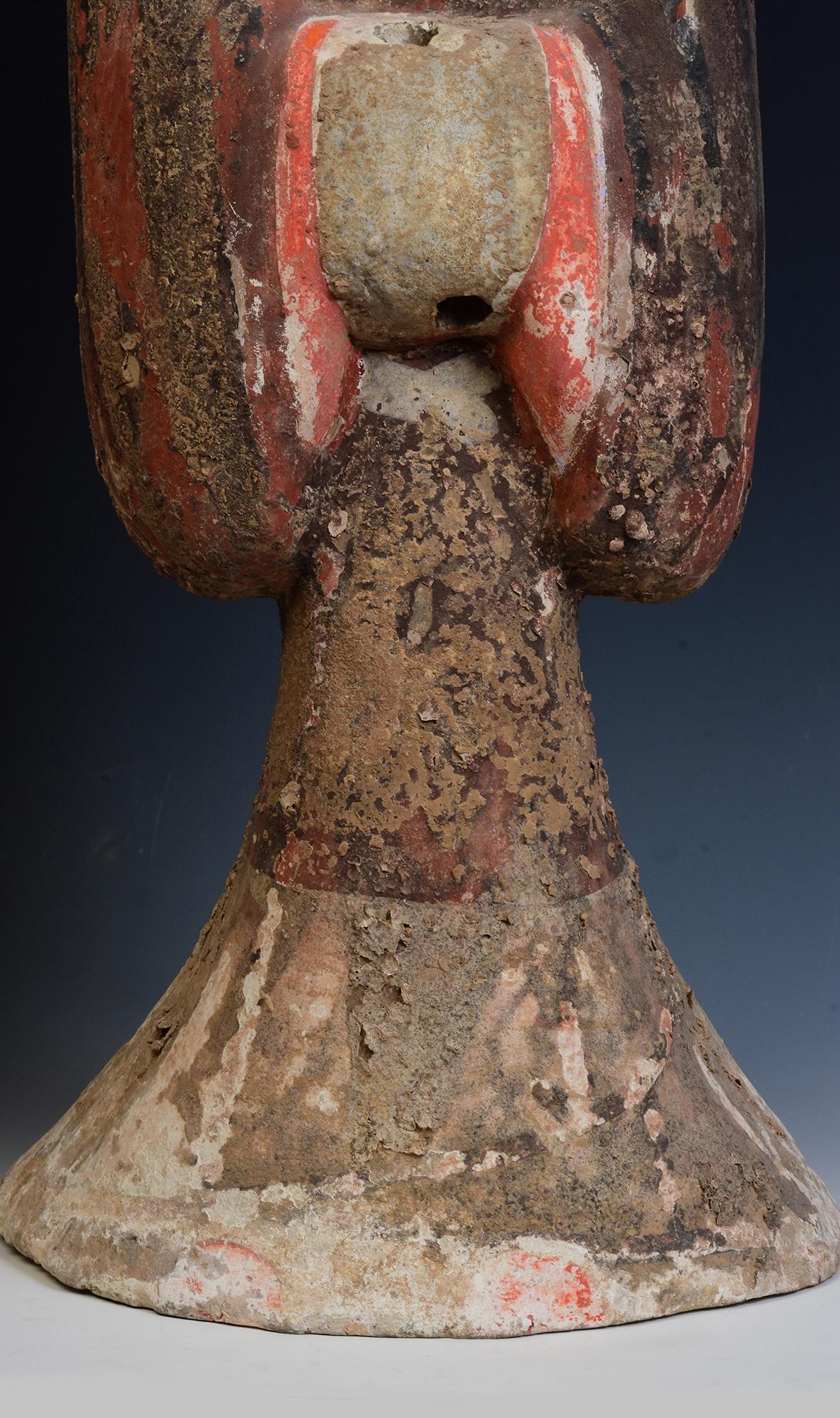 Paire de poteries chinoises antiques de la dynastie Han avec Oxford TL Test en vente 1