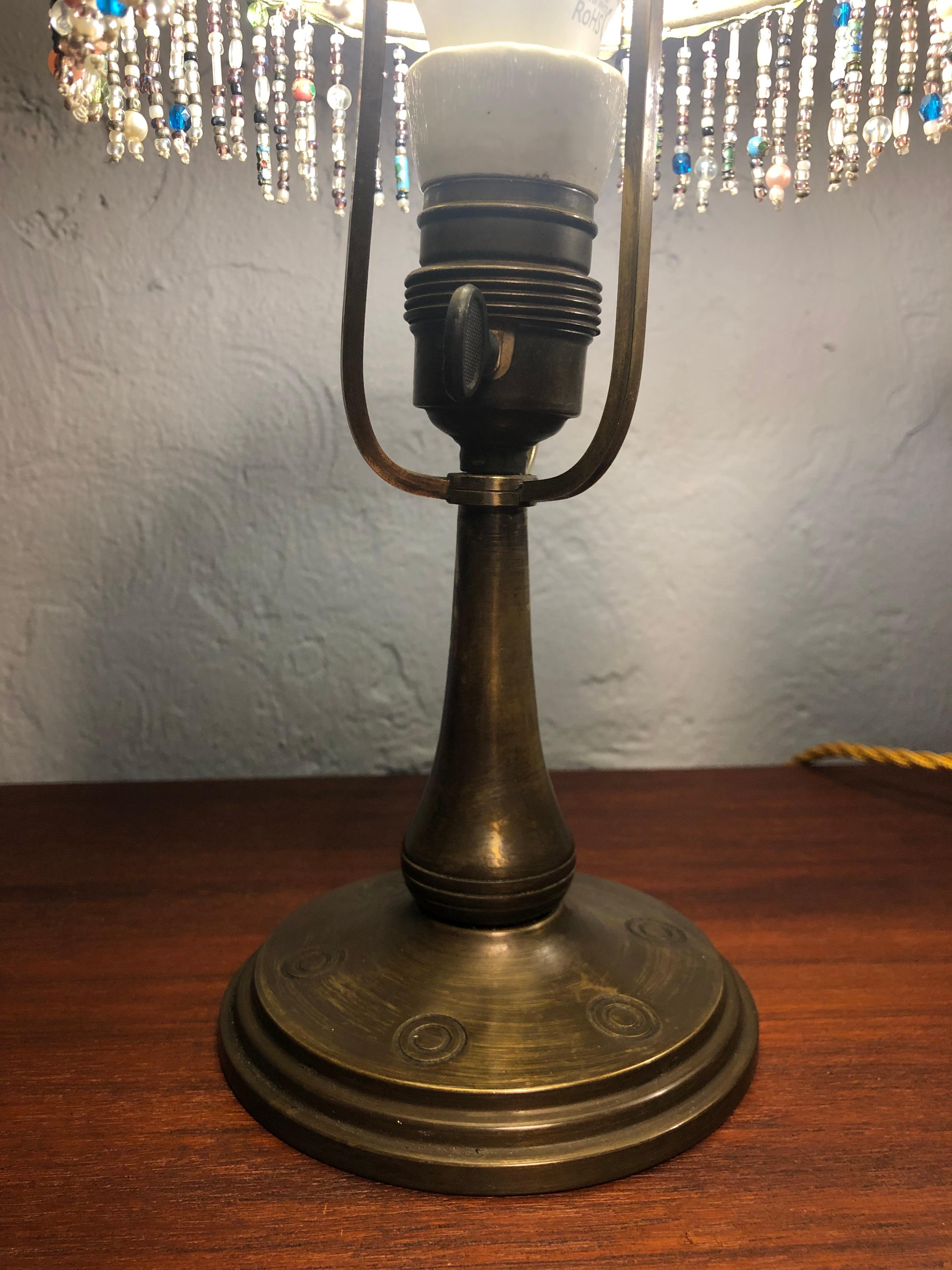 Paar antike Jugend-Tischlampen im Angebot 5