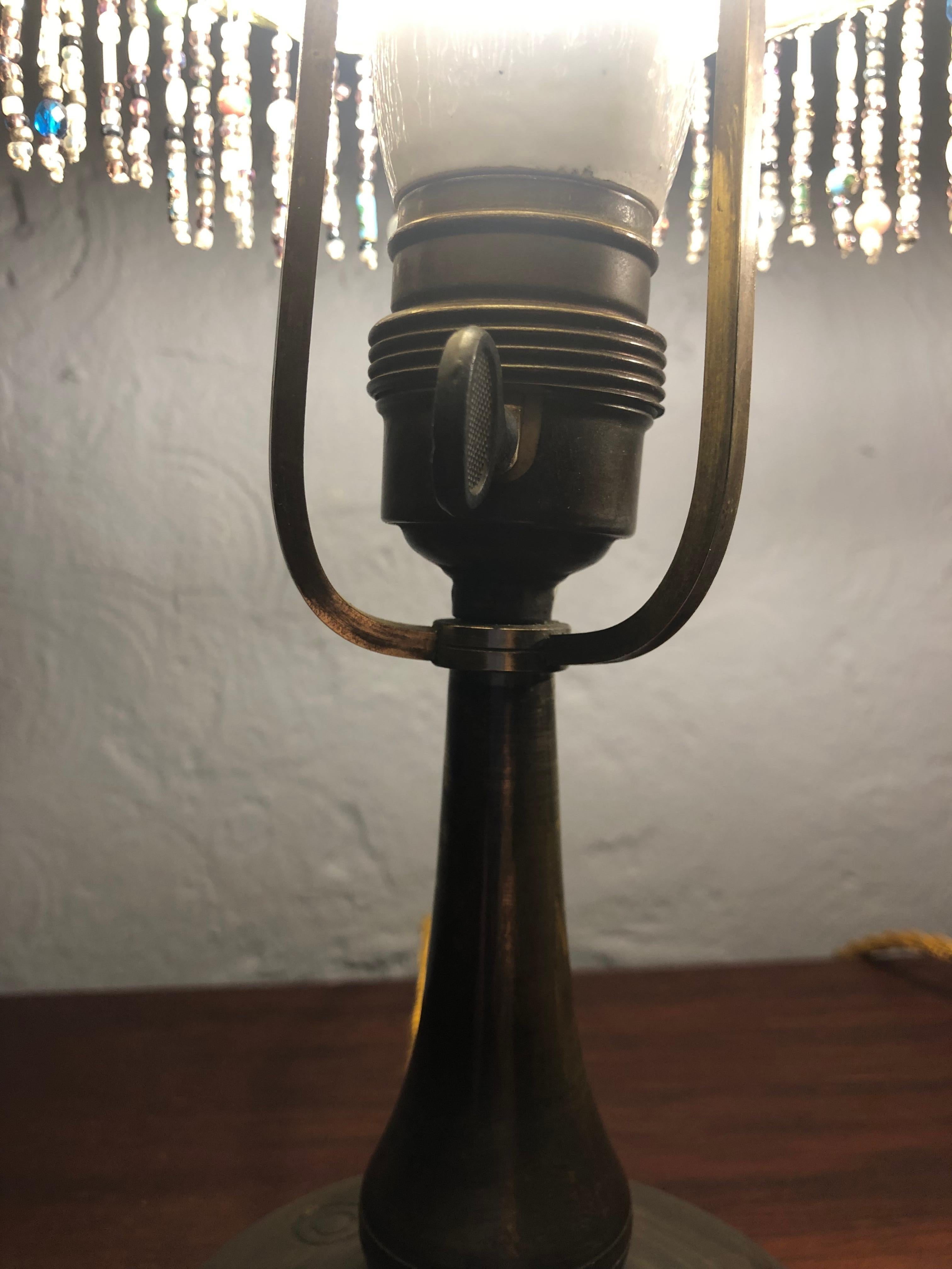 Paar antike Jugend-Tischlampen im Angebot 6
