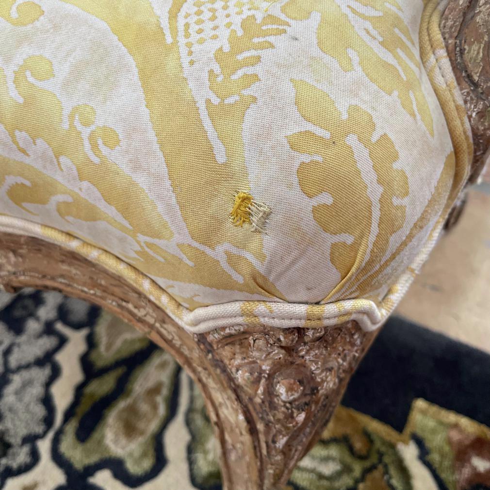 Paire de Fauteuils à la Reine anciens de style Louis XV en vente 6