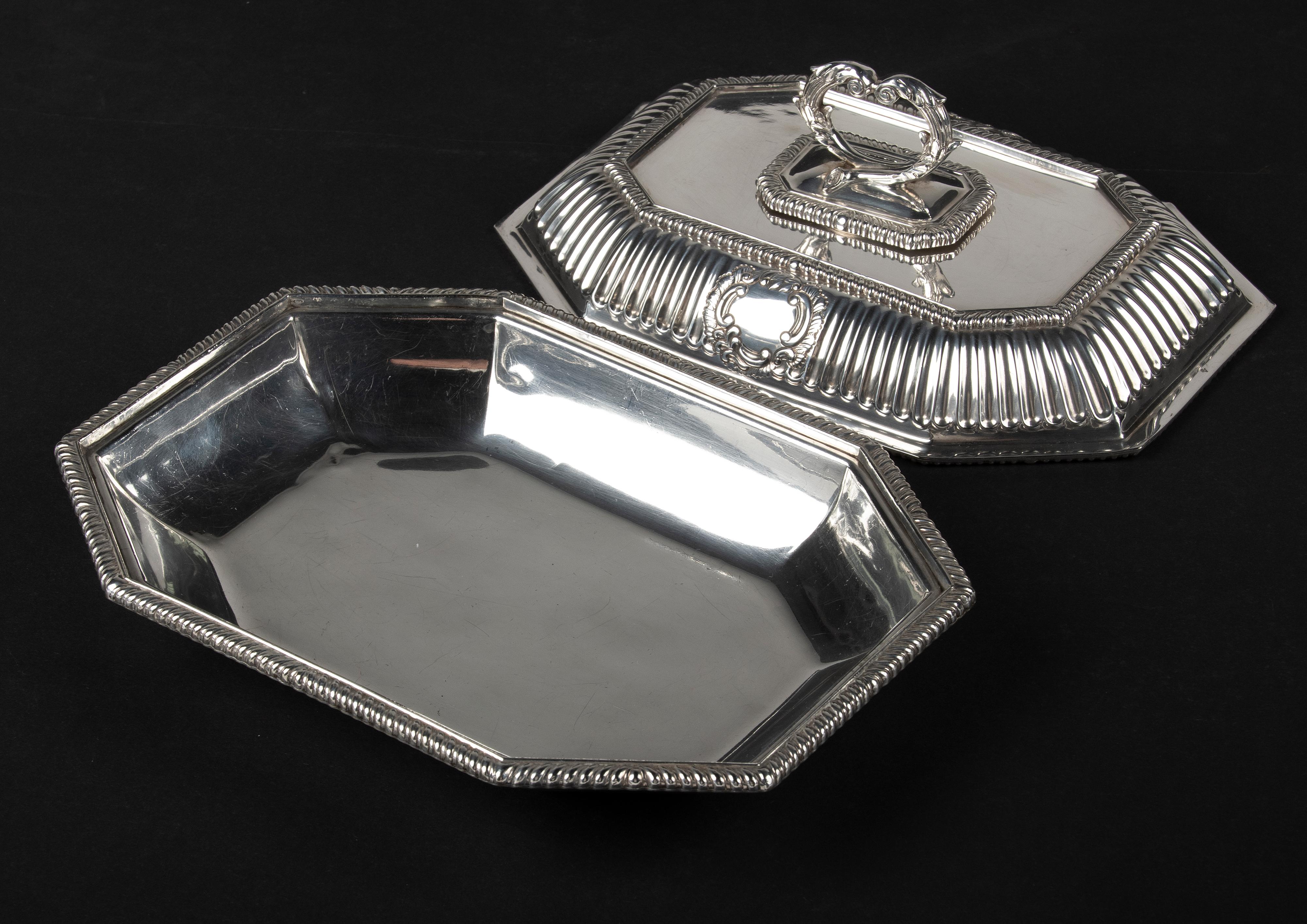 silver plated serving dishes