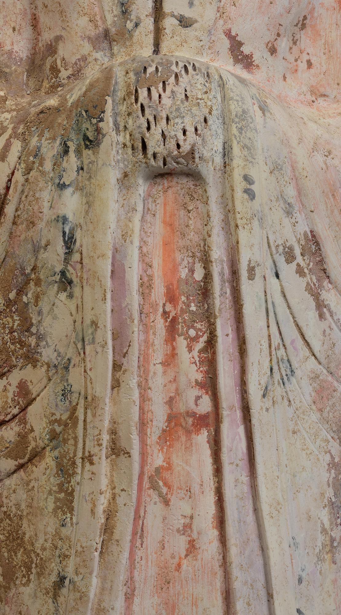 Terracotta Coppia di antichi uomini di corte in ceramica cinese della dinastia Tang con Test Oxford TL in vendita