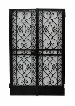 Pair of Antique Wrought Iron Gates
