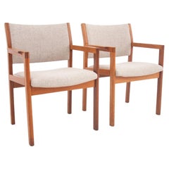 A pair of armchairs, Denmark, 1960s.