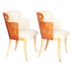 Pair of Art Deco Armchairs by Harry & Lou Epstein