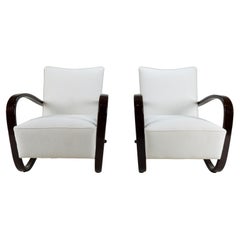 A Pair of Armchairs in the style of Halabala